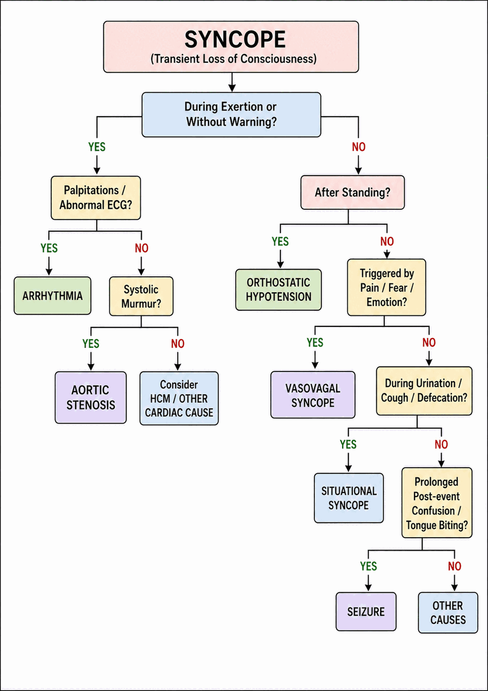 Syncope flowchart preview